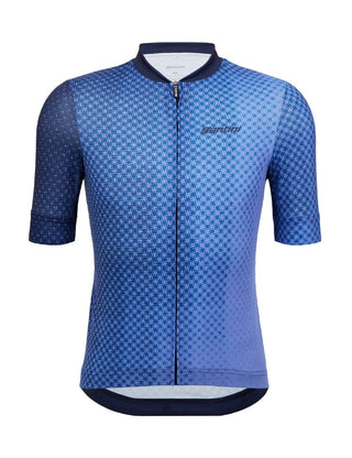 Santini Paws Forma Men's Short Sleeve Jersey - Nautica Blue