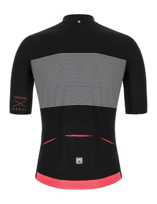 Santini Redux Istinto Men's Short Sleeve Jersey - Black Nero