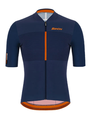 Santini Redux Istinto Men's Short Sleeve Jersey - Nautica Blue