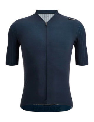 Santini Redux Speed Short Sleeve Jersey - Nautica Blue