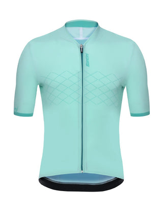 Santini Redux FZ Men's Short Sleeve Jersey - Light Blue