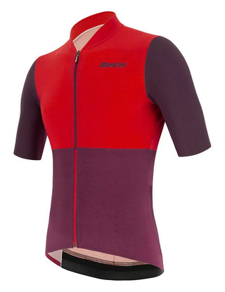 Santini Redux Istinto Men's Short Sleeve Jersey - Red