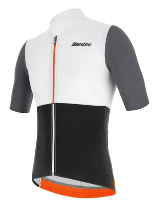 Santini Redux Istinto Men's Short Sleeve Jersey - White