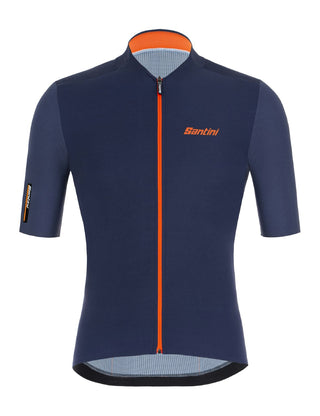 Santini Redux Vigor Men's Short Sleeve Jersey - Nautica Blue