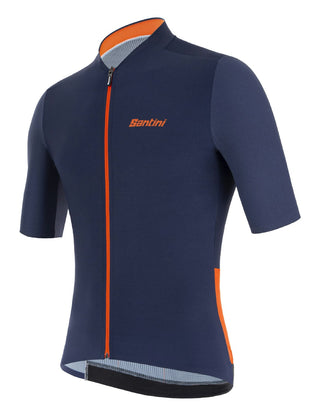 Santini Redux Vigor Men's Short Sleeve Jersey - Nautica Blue