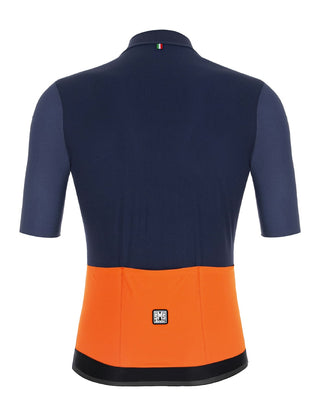 Santini Redux Vigor Men's Short Sleeve Jersey - Nautica Blue