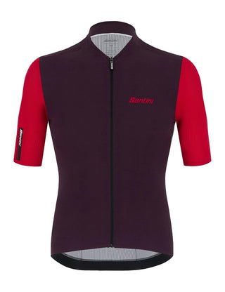 Santini Redux Vigor Men's Short Sleeve Jersey - Red