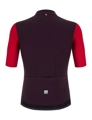 Santini Redux Vigor Men's Short Sleeve Jersey - Red