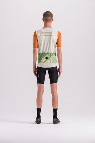 Santini Terranova Sandstorm Men's Short Sleeve Jersey - Rust