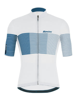 Santini Tono Freccia Men's Short Sleeve Jersey - Silver