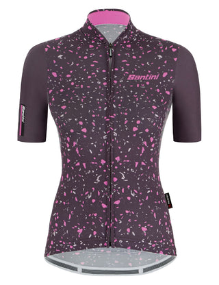 Santini Delta Pietra Women's Short Sleeve Jersey - Purple