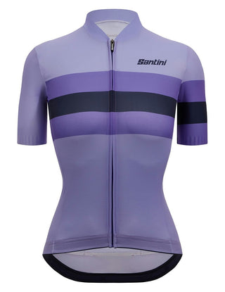 Santini Eco Sleek Bengal Women's Summer Short Sleeve Jersey - Lilac