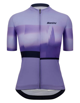 Santini Mirage Women's Summer Short Sleeve Jersey - Lilac
