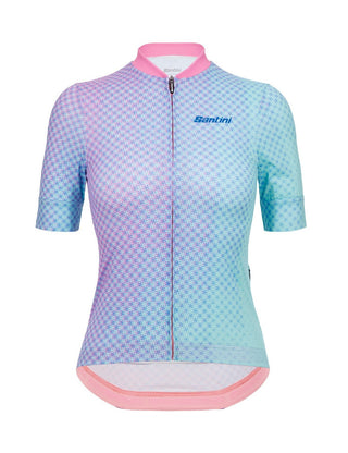 Santini Paws Forma Women's Short Sleeve Jersey - Turquoise