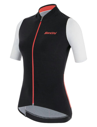 Santini Redux Stamina Women's Short Sleeve Jersey - Black Nero
