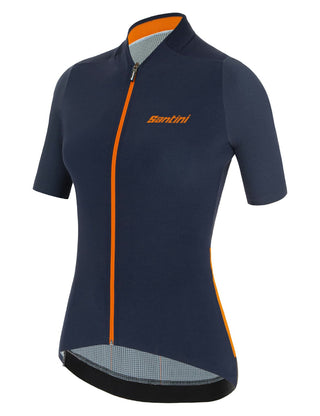Santini Redux Stamina Women's Short Sleeve Jersey - Nautica Blue
