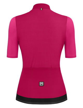 Santini Redux Stamina Women's Short Sleeve Jersey - Raspberry