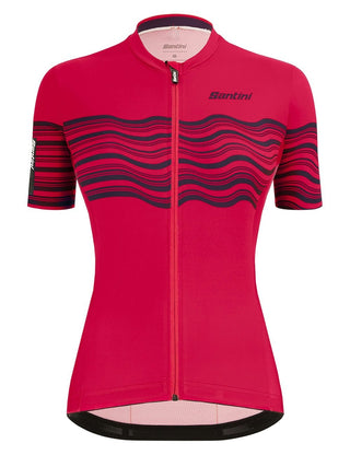 Santini Tono Profilo Women's Short Sleeve Jersey - Red