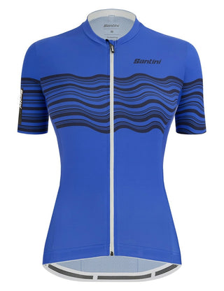 Santini Tono Profilo Women's Short Sleeve Jersey - Royal Blue
