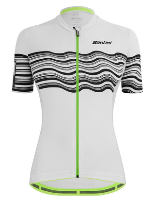 Santini Tono Profilo Women's Short Sleeve Jersey - White