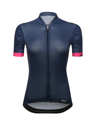 Santini Volo FZ Women's Short Sleeve Jersey - Nautica Blue