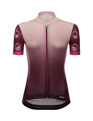 Santini Volo FZ Women's Short Sleeve Jersey - Pink
