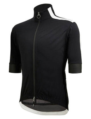 Santini Adapt Shell Men's Short Sleeve Jacket - Black