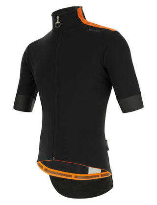 Santini Vega Multi Men's Short Sleeve Jacket - Black Nero