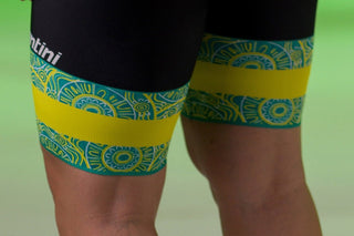 Santini Team Australia Replica Bib-Shorts - Black