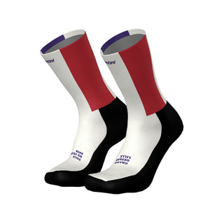 Santini TDF Grand Depart Lille Stage Socks - Print