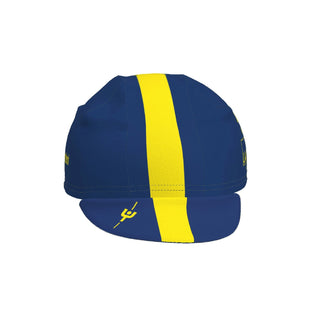 Santini TDF Col De La Madeleine Stage Cycling Cap - Blue/Yellow