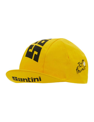 Santini Tour De France Cycling Cap - Yellow