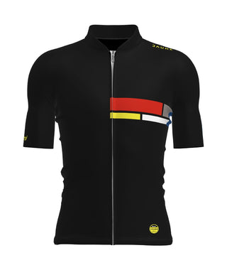 Santini TDF Alpe D'Huez Stage Short Sleeve Jersey - Black