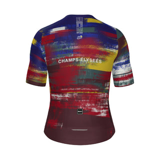 Santini TDF Arrivee Bash 50th Anniversary Short Sleeve Jersey - Print