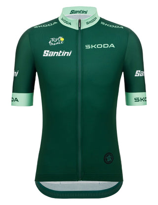 Santini Tour De France Sprint Leaders Men's Jersey - Green