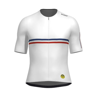 Santini TDF Hautacam Stage Short Sleeve Jersey - White