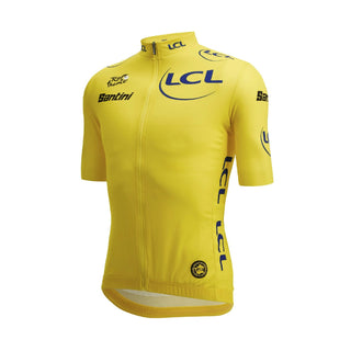 Santini Tour De France Young Rider Leaders Short Sleeve Jersey - Yellow