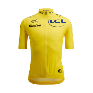 Santini Tour De France Young Rider Leaders Short Sleeve Jersey - Yellow