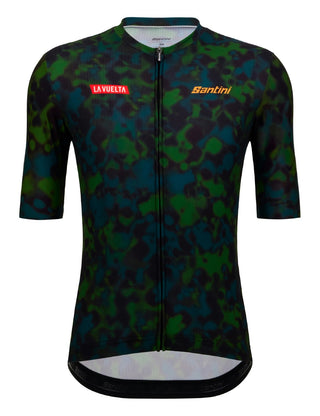 Santini La Vuelta Angliru Short Sleeve Jersey - Green