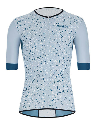 Santini Pietra Sleek Men's Shorts Sleeve Tri Top - Teal