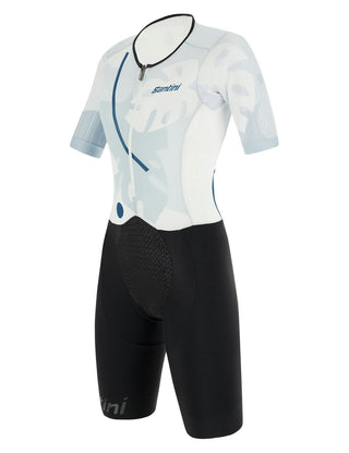 Santini Viper Maui short Sleeve Women's Trisuit - Teal