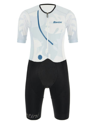 Santini Viper Maui short Sleeve Women's Trisuit - Teal