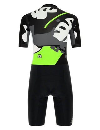 Santini Viper Maui short Sleeve Women's Trisuit - Fluro Green