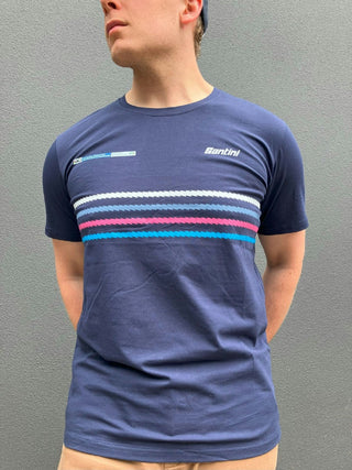 Santini Dwellingup 100 Master Marathon World Champs Short Sleeve T-Shirt - Blue