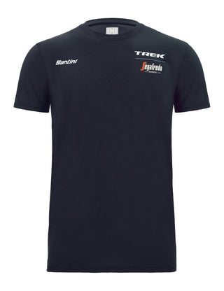 Santini Trek Segafredo Replica Short Sleeve T-Shirt - Navy