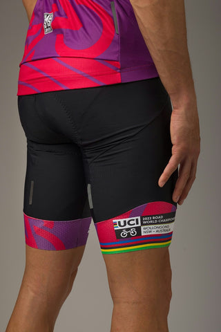 Santini UCI Wollongong W/C Bib-Shorts - Black