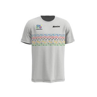 Santini Zurich Word Championships Short Sleeve T-Shirt - Cappuccino