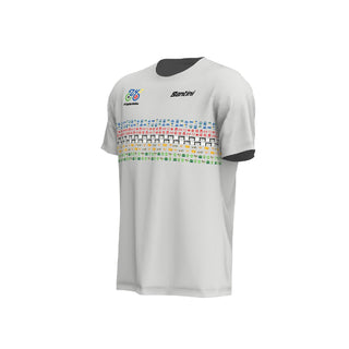 Santini Zurich Word Championships Short Sleeve T-Shirt - Cappuccino