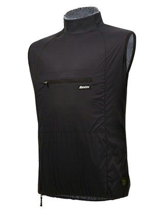 Santini Alpha Pack Gravel Sleeveless Vest - Black