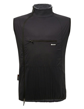 Santini Alpha Pack Gravel Sleeveless Vest - Black